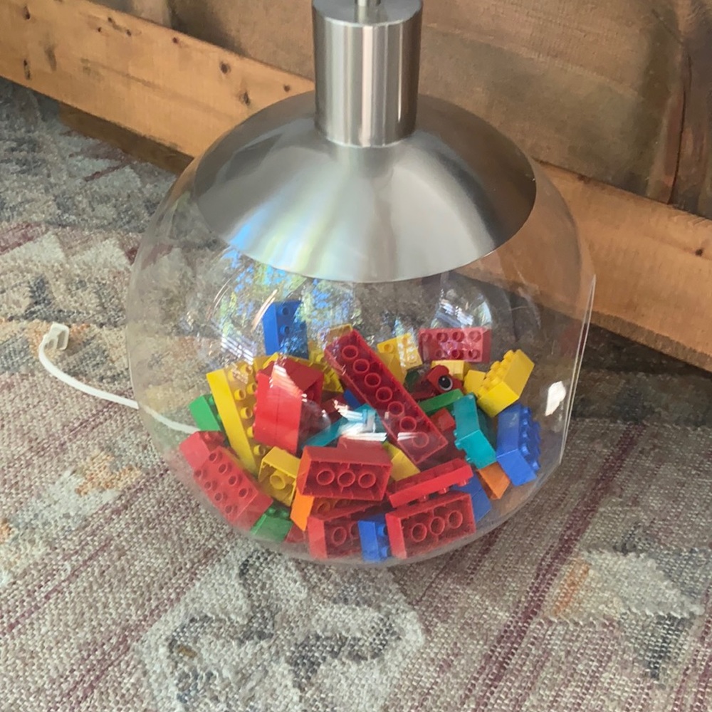 Pottery barn kids Lego lamp
